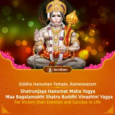Shatrunjaya Hanumat Maha Yagya and Maa Bagalamukhi Shatru Buddhi Vinashini Yagya For Victory Over Enemies, Success in Life and Protection against unprecedented Loss in Business & Job