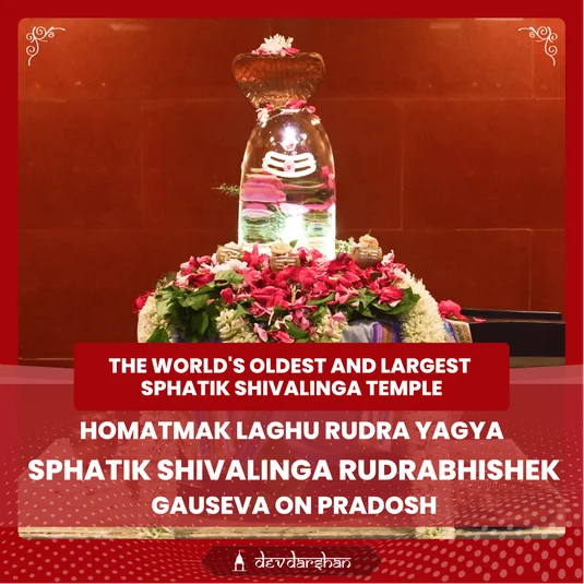 Homatmak Laghu Rudra Yagya, Sphatik Shivalinga Rudrabhishek, Gauseva and Maha Aarti