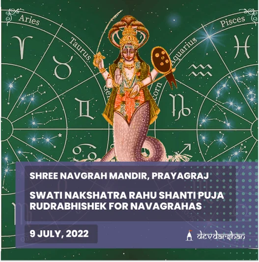 Swati Nakshatra Rahu Shanti Yagya and Rudrabhishek for the Navagrahas