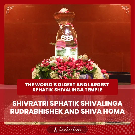 Shivratri Sphatik Shivalinga Rudrabhishek and Shiva Homa