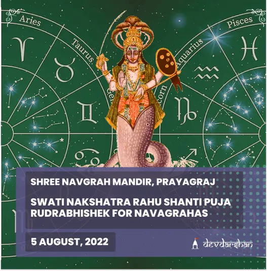 Swati Nakshatra Rahu Shanti Yagya and Rudrabhishek for the Navagrahas