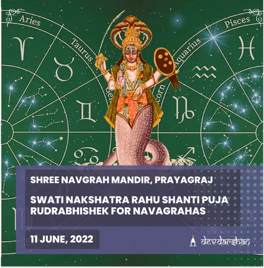Swati Nakshatra Rahu Shanti Yagya and Rudrabhishek for the Navagrahas