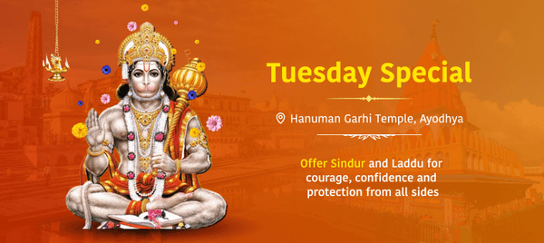Offering At Hanuman Garhi Mandir