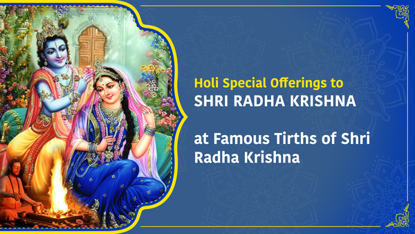 Offering At Prachin Radha Krishna Temple