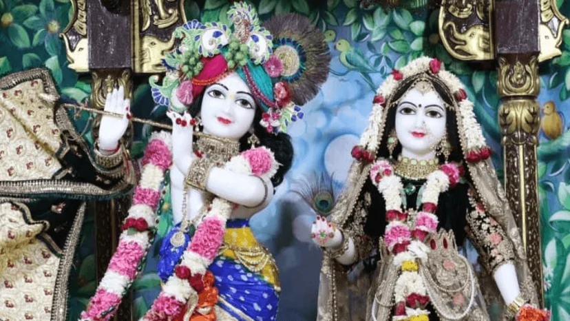 Govardhan, Annakut Puja, Shri Radha Krishna Abhishek and Maha Aarti