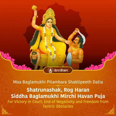 Thursday Special : Shatrunashak, Rog Haran Siddha Baglamukhi Mirchi Havan Puja For Victory in Court, End of Negativity and Freedom from Tantric Obstacles