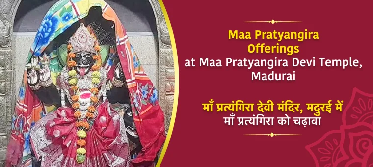 Offering At MAA PRATYANGIRA DEVI TEMPLE 