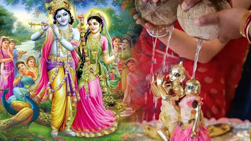 Holi and Purnima Special : Radha Damodar Ashtottara Sahasranamavali Yagya, Radha Damodar Tulsi Archana for Relationships and Success and Prem Prapti aur Vansh Vriddhi Radha Krishna Maha Abhishek 