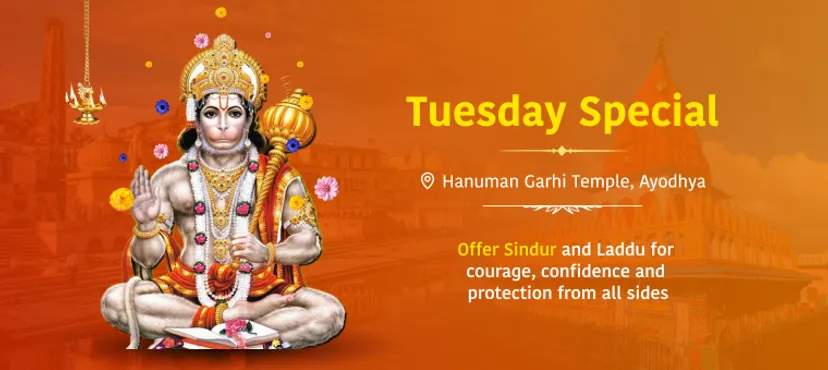 Offering At Hanuman Garhi Mandir