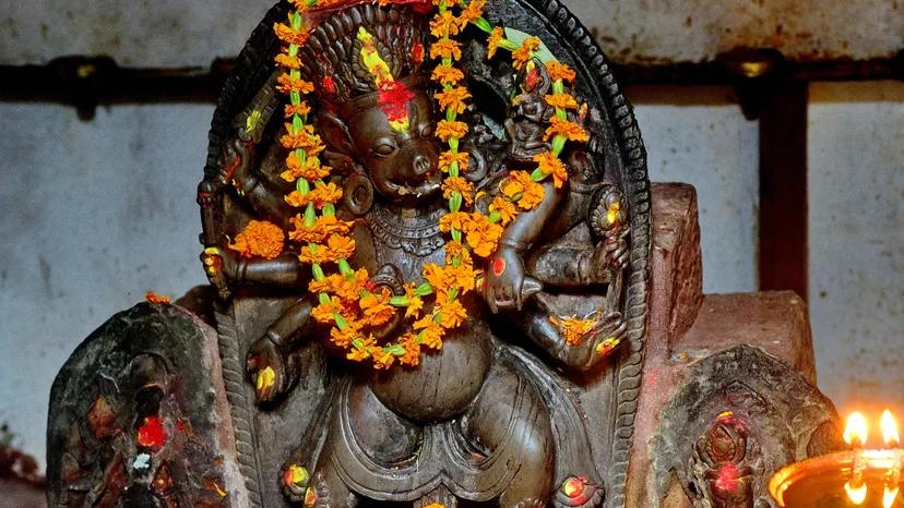 Offering At Neel Varahi Temple